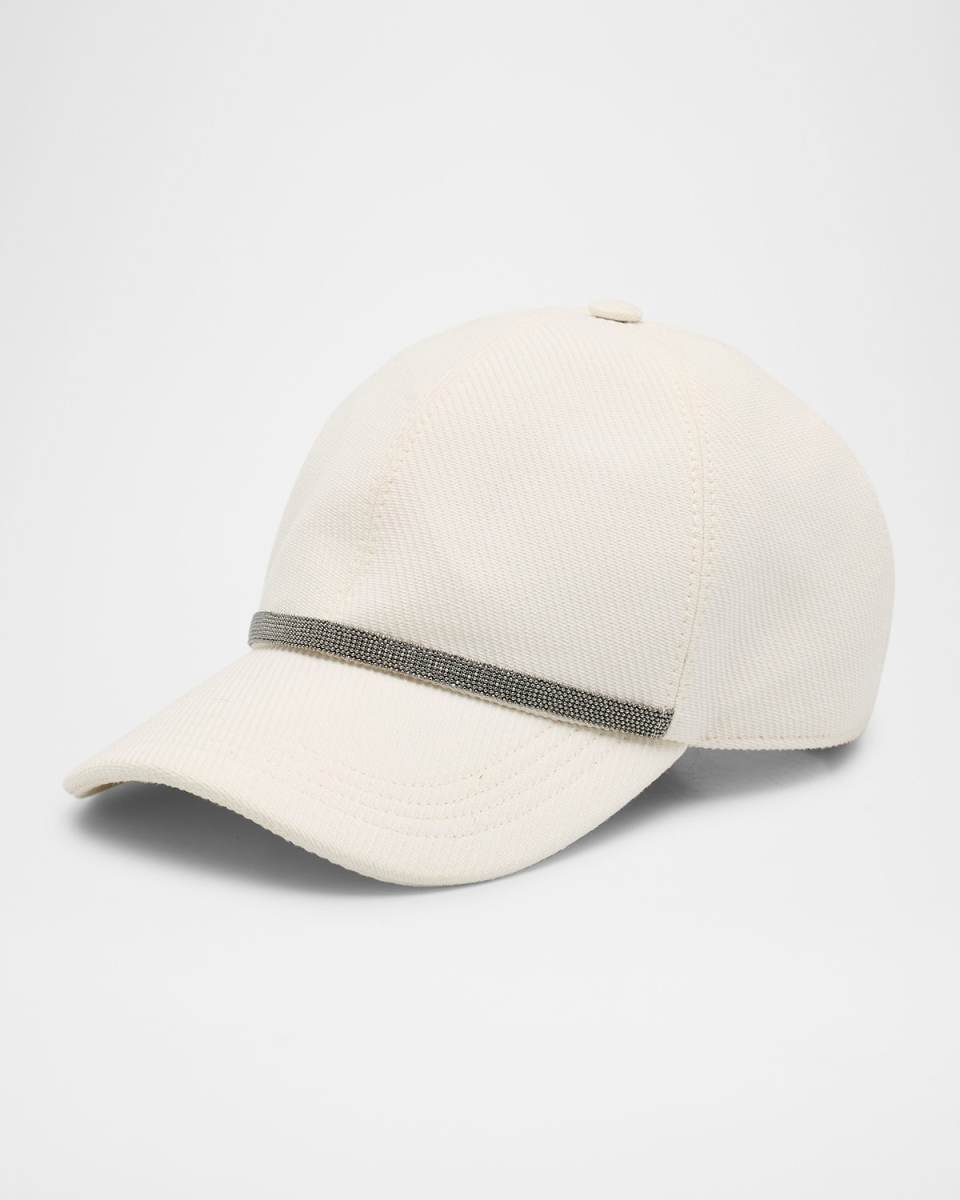 Baseball Cap W/ Beaded Tr
